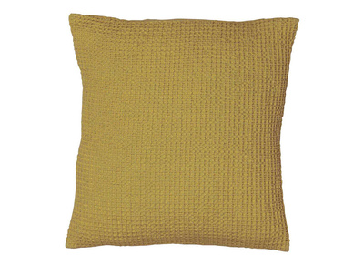 Coussin en coton lav&eacute; anis 45 x 45 cm YAM