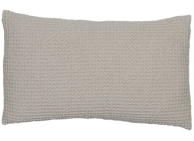 Coussin en coton lav&eacute; lin 30 x 50 cm YAM
