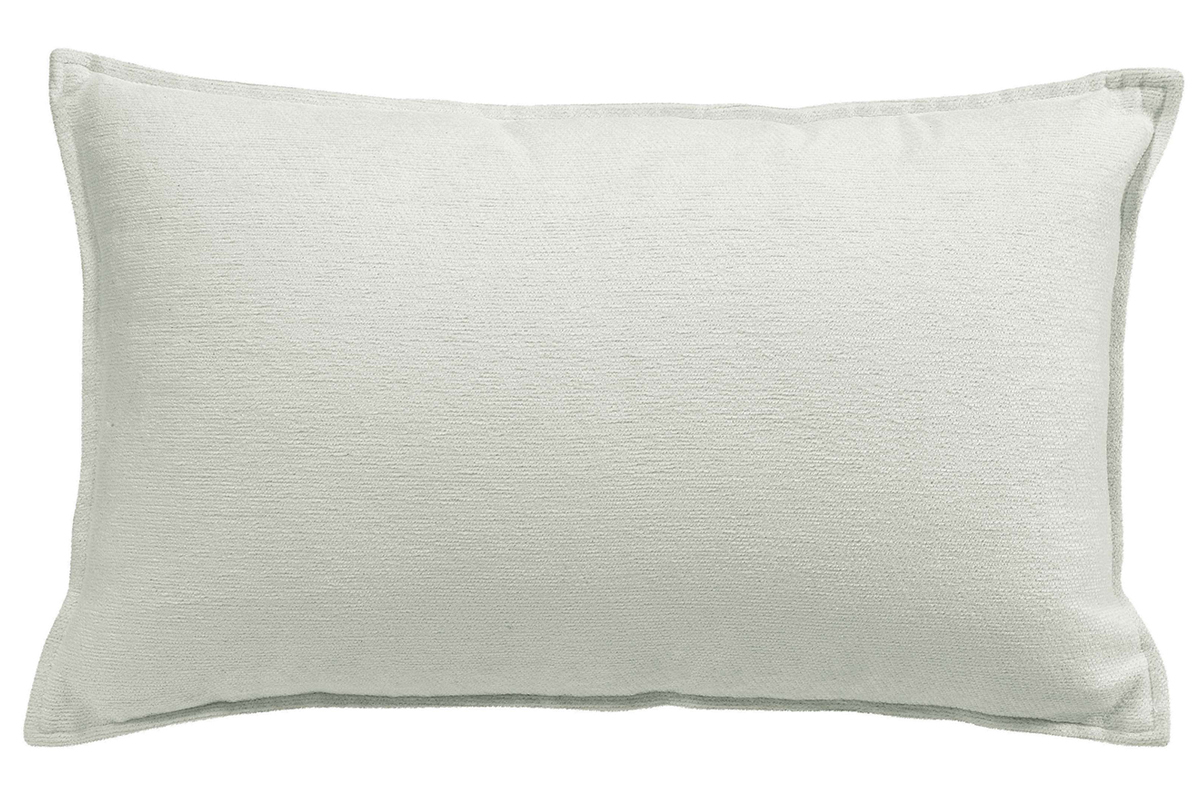 Coussin en velours blanc 30 x 50 cm ALOU