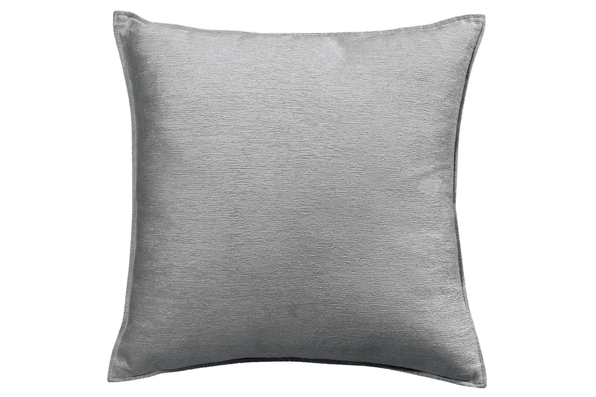 Coussin en velours gris 60 x 60 cm ALOU