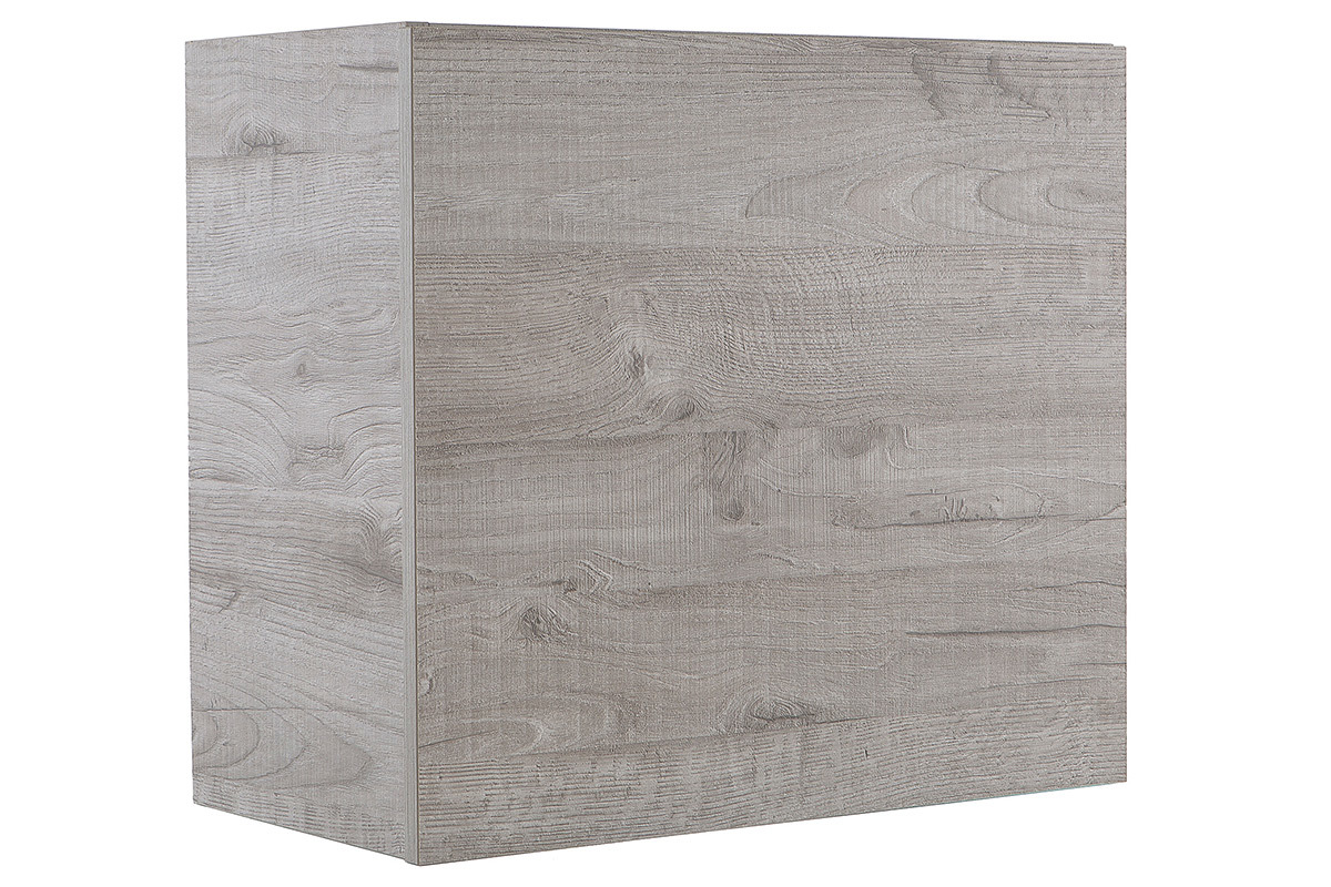 El�ment mural COLORED Carr� bois gris�