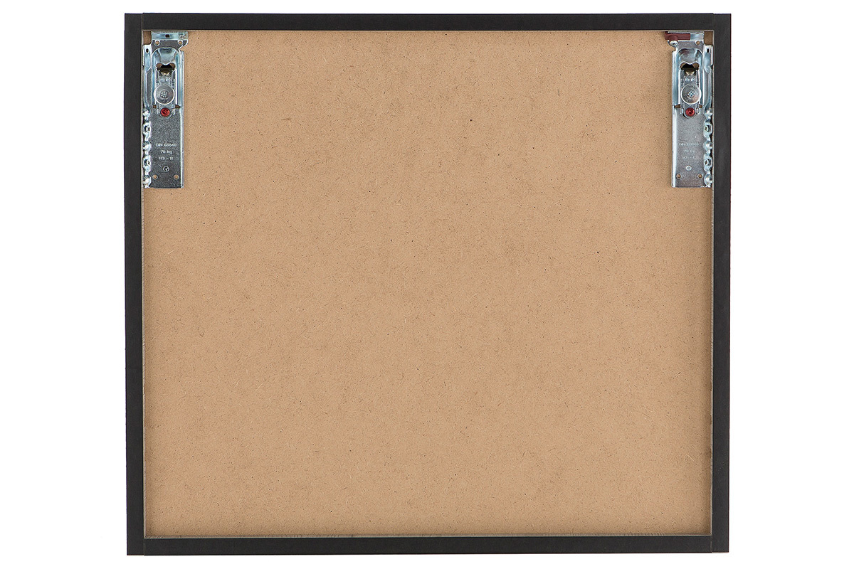 El�ment mural COLORED Carr� bois gris�