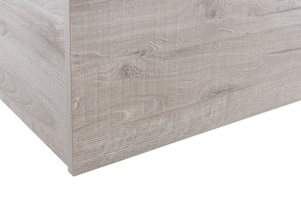 El�ment mural COLORED Carr� bois gris�