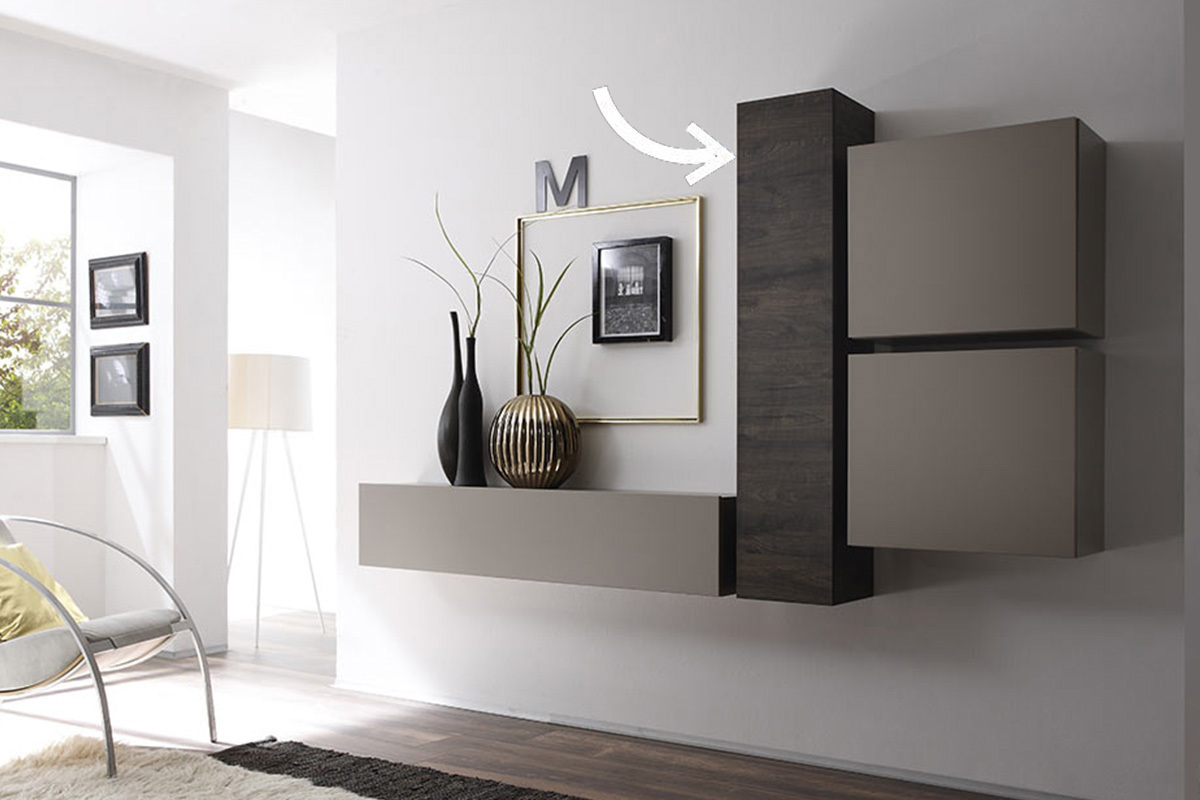 �l�ment mural design weng� vertical COLORED V2