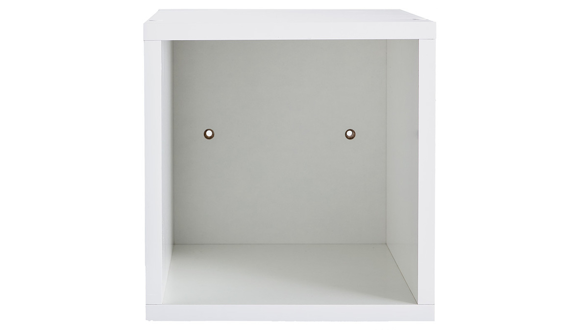 Elments muraux carrs blancs brillants L27 cm (lot de 2) ETERNEL