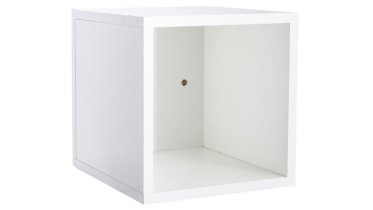 Eléments muraux carrés blancs brillants L27 cm (lot de 2) ETERNEL