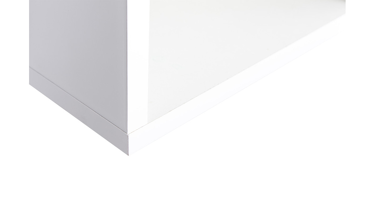Eléments muraux carrés blancs brillants L27 cm (lot de 2) ETERNEL