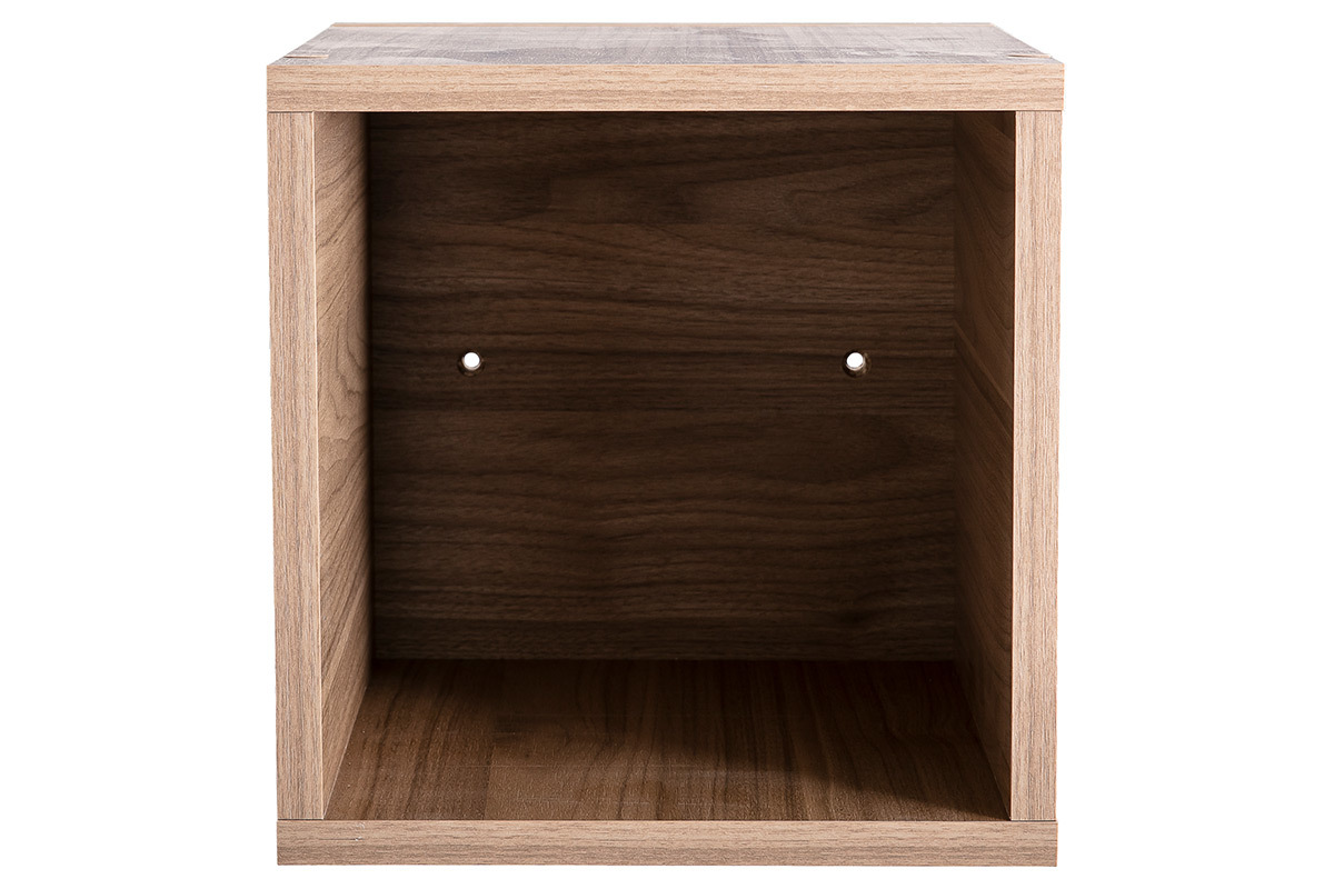 El�ments muraux carr�s finition bois clair L27 cm (lot de 2) ETERNEL