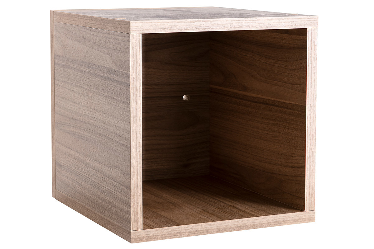 El�ments muraux carr�s finition bois clair L27 cm (lot de 2) ETERNEL