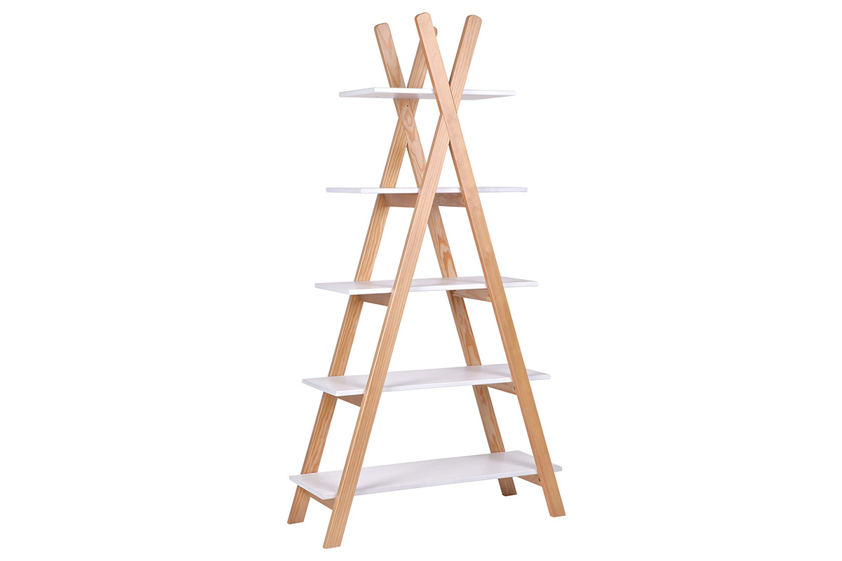 tagre bois clair et blanc style scandinave APACHE