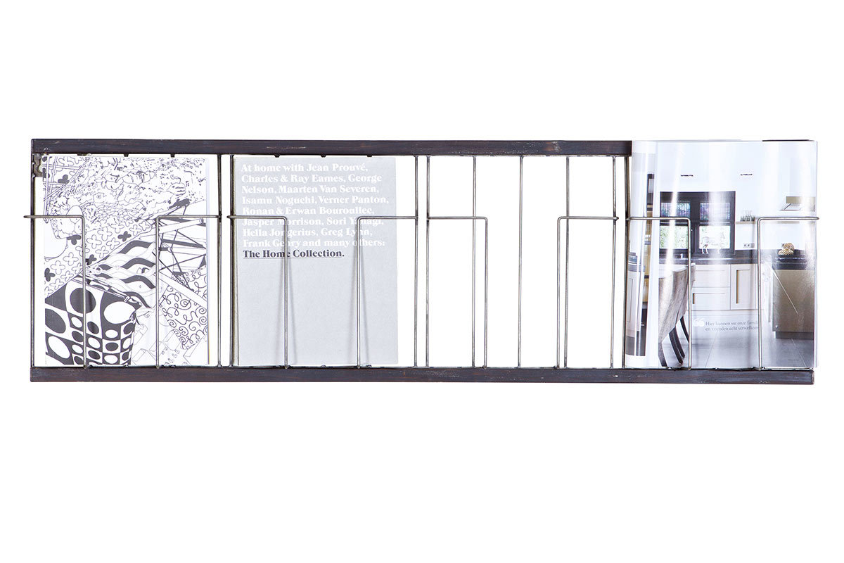 �tag�re horizontale noire 104x32cm FACTORY