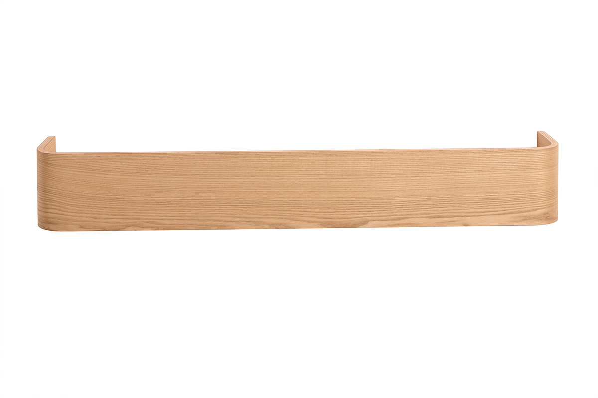 Etagre murale bois clair frne L90 cm HOPE