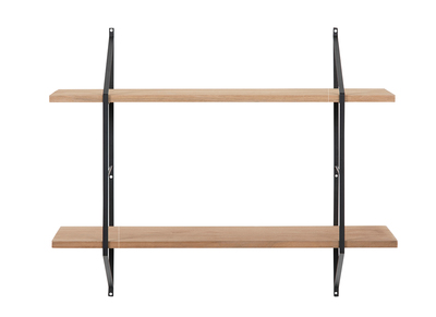 Etag&egrave;re murale design bois et m&eacute;tal BRIDGE