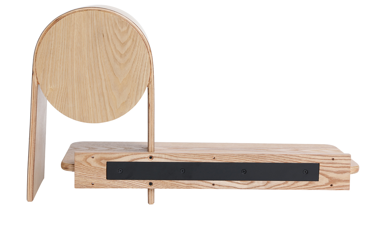 �tag�re murale design fr�ne avec miroir SILMA