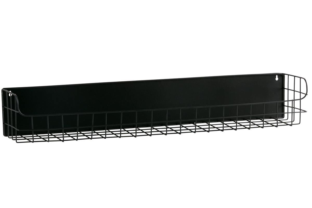 �tag�re murale m�tal noir 80 cm MANUFACTURE