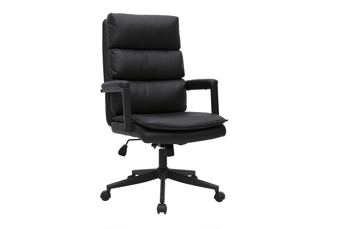 Fauteuil de bureau � roulettes noir SAEL