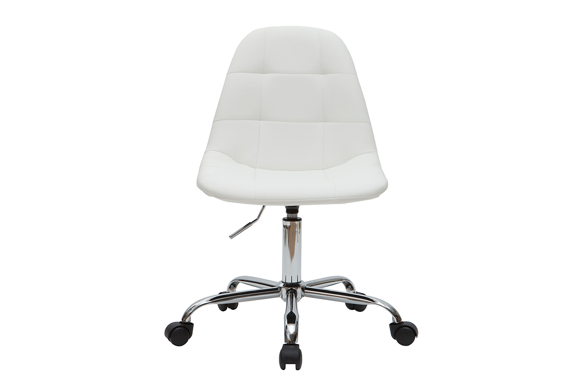 Fauteuil de bureau design blanc COX