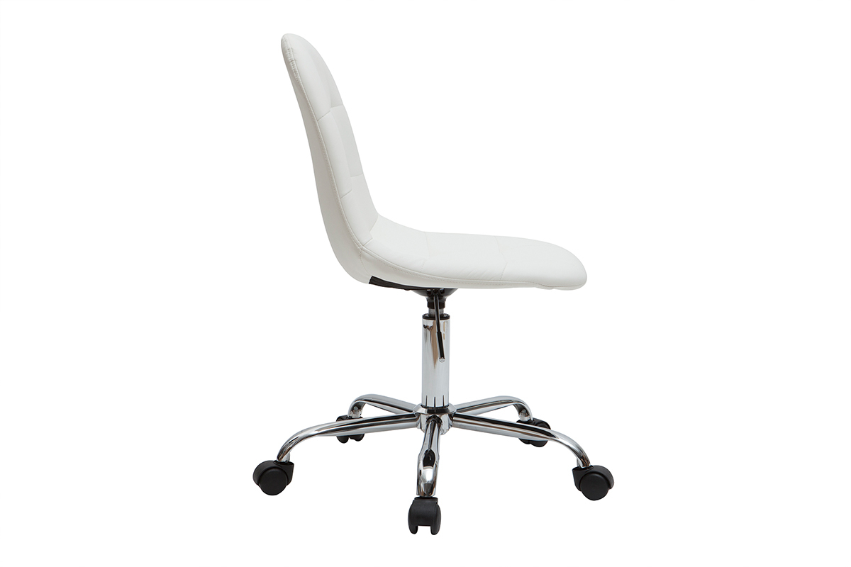 Fauteuil de bureau design blanc COX
