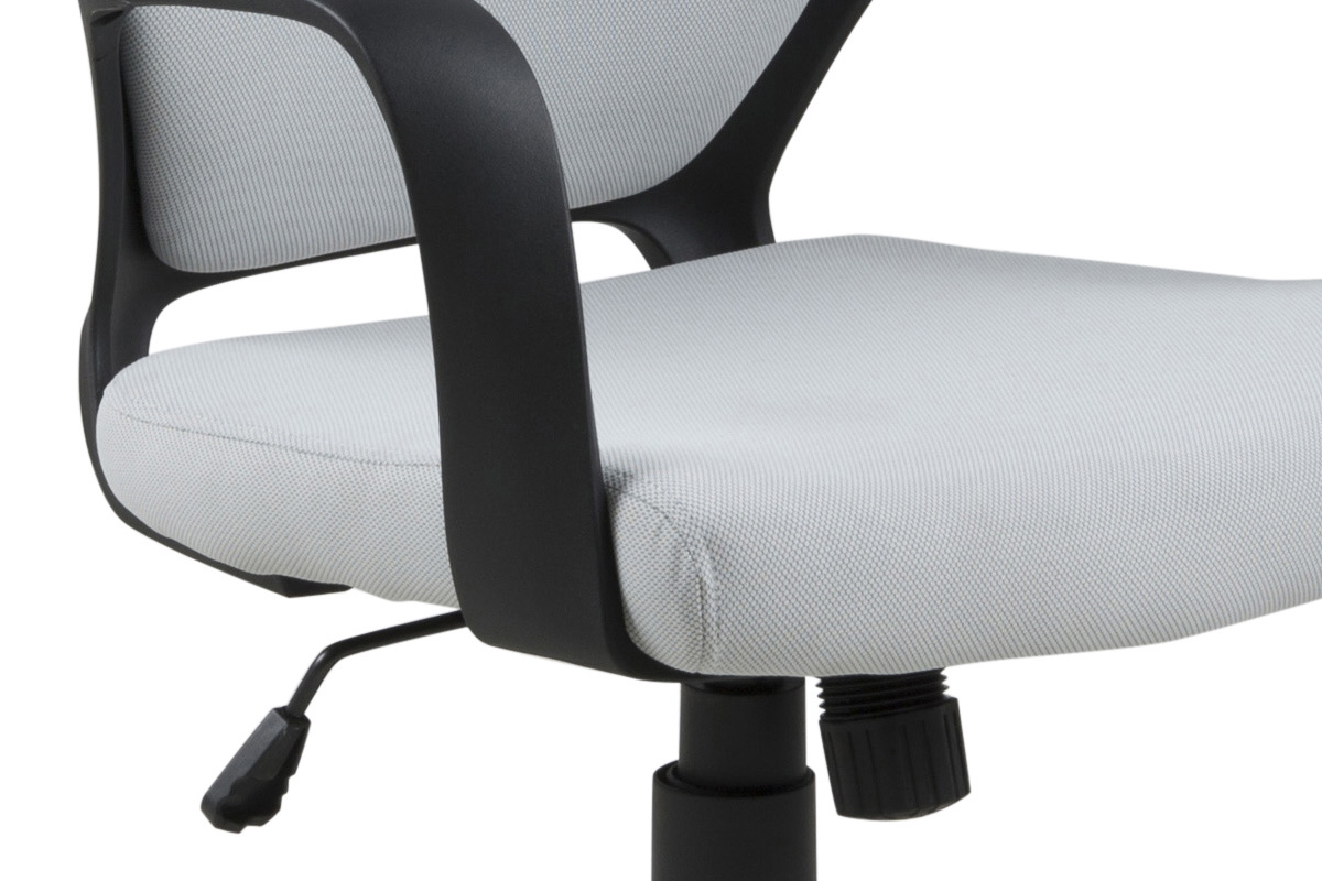 Fauteuil de bureau design gris et noir YALE