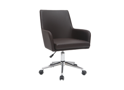 Fauteuil de bureau design marron SHANA
