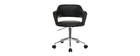 Fauteuil de bureau design noir JESSY