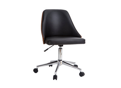 Fauteuil de bureau design noir QUINO