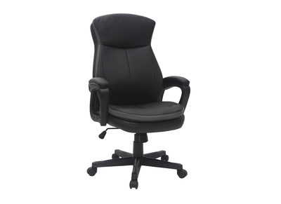 Fauteuil de bureau design noir WALL STREET
