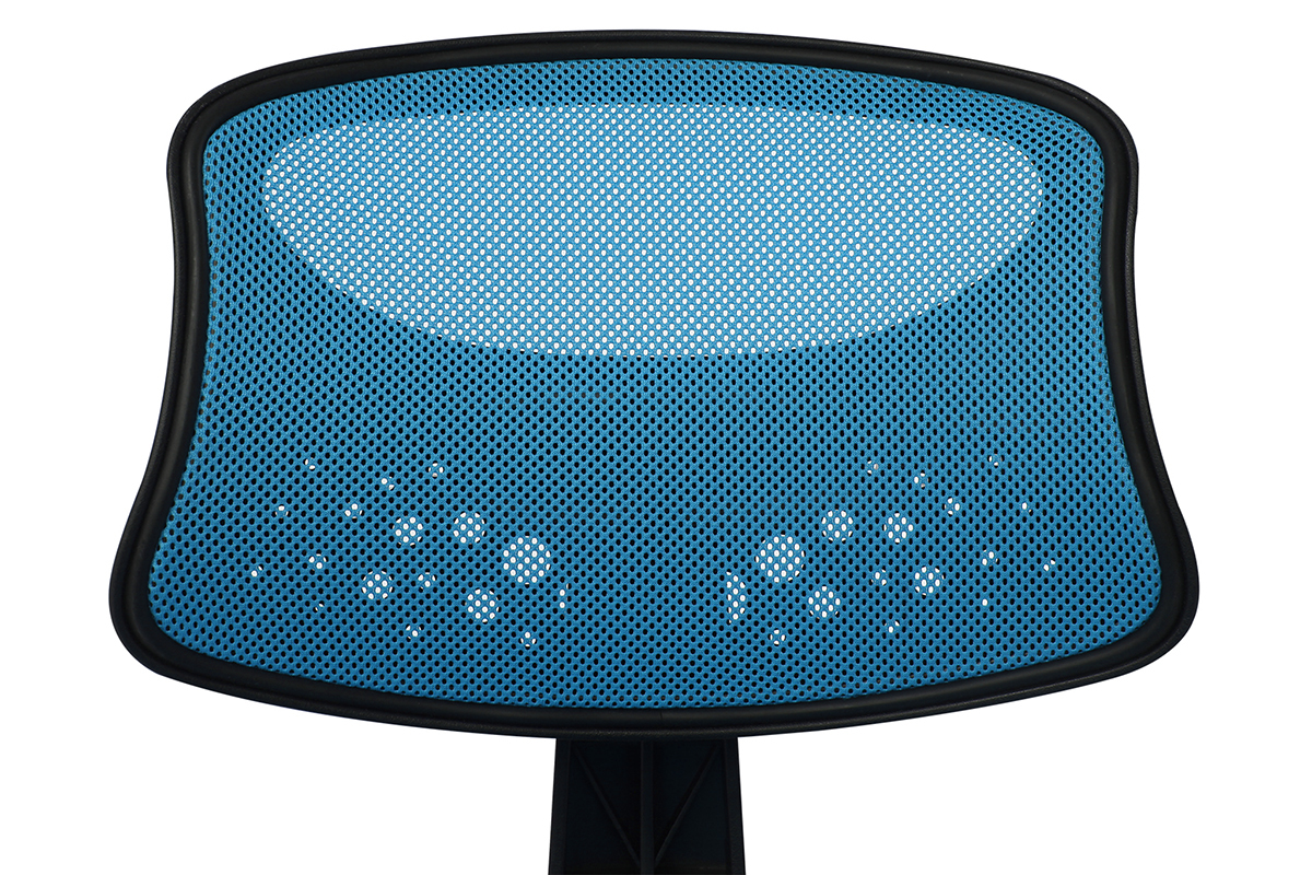 Fauteuil de bureau enfant mesh bleu MEL