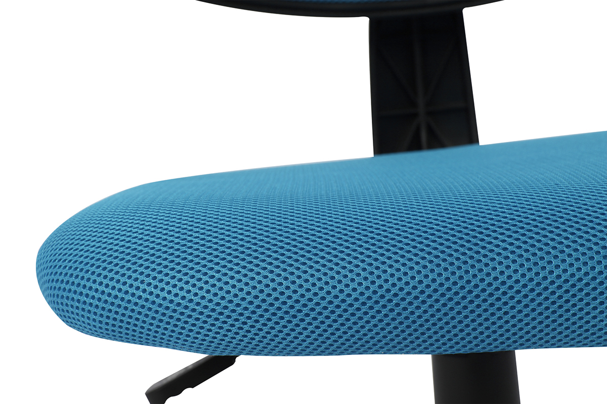 Fauteuil de bureau enfant mesh bleu MEL