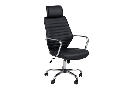 Fauteuil de bureau ergonomique design noir STAN