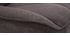 Fauteuil design en tissu effet velours gris foncé BILLIE