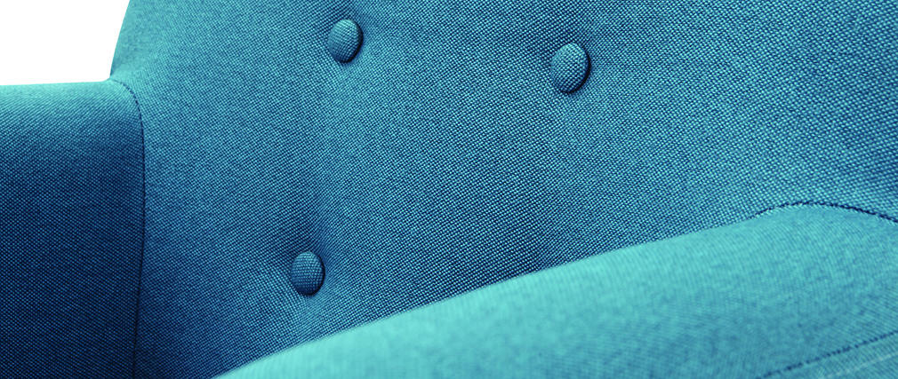 Fauteuil enfant scandinave bleu canard NORKID