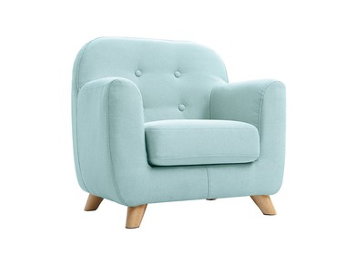 Fauteuil enfant scandinave menthe &agrave; l'eau NORKID