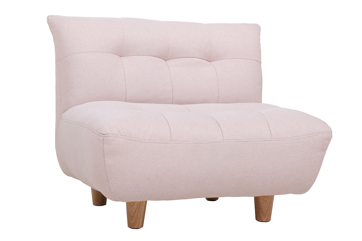Fauteuil enfant scandinave rose BABY YUMI