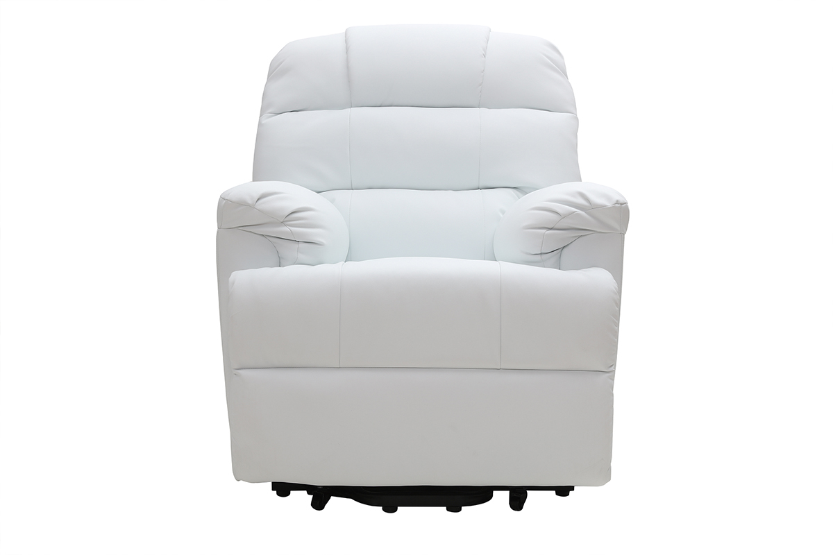 Fauteuil relax lectrique releveur blanc PHOEBE