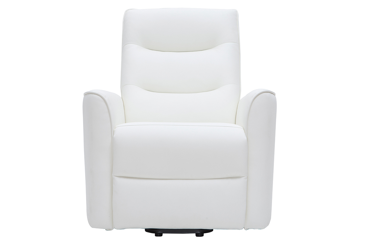 Fauteuil relax releveur lectrique blanc THESA