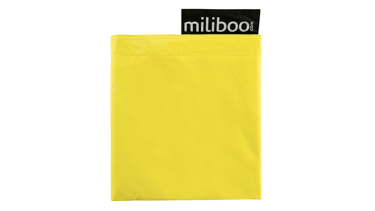 Housse de pouf gant jaune BIG MILIBAG