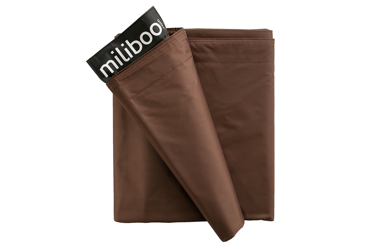 Housse de pouf g�ant marron BIG MILIBAG