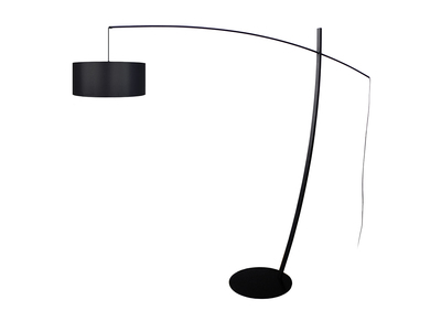 Lampadaire arc design acier noir ESCAPE
