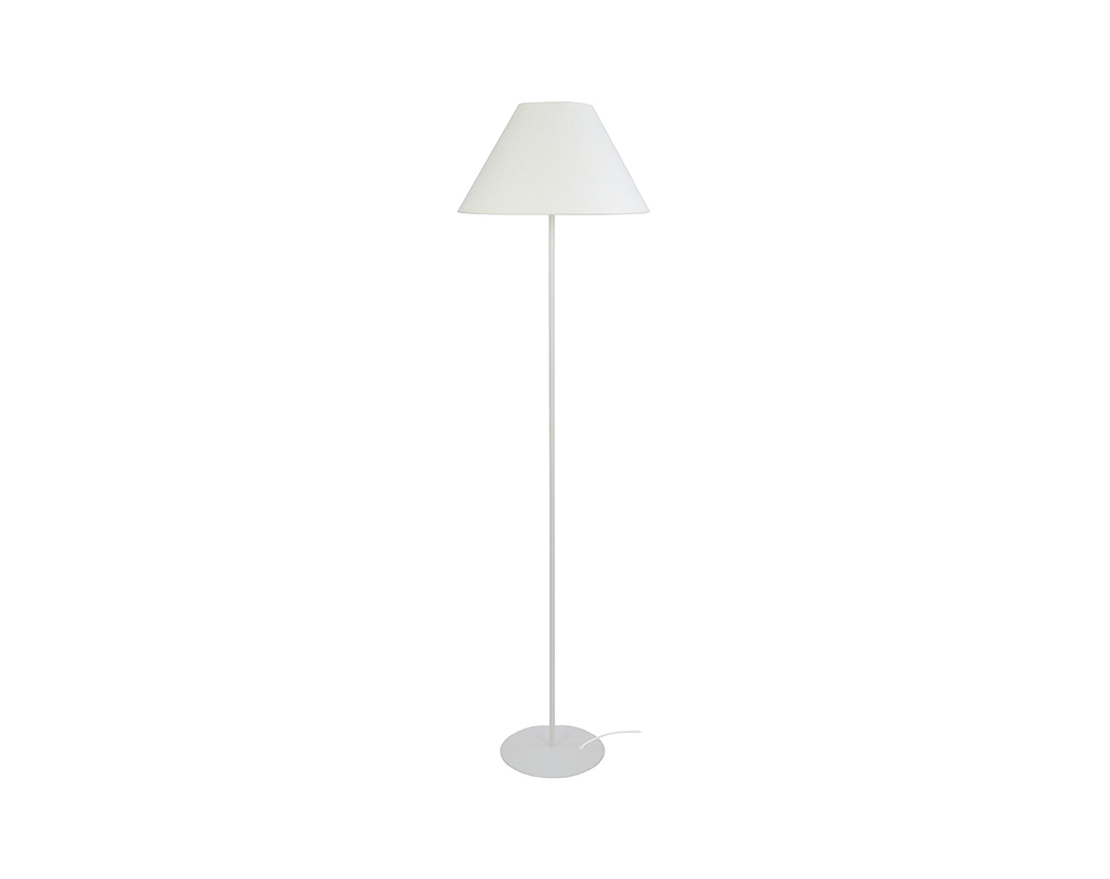 Lampadaire design acier blanc CONEO - Lampadaire design acier blanc CONEO