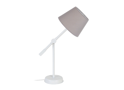 Lampe &agrave; poser design articul&eacute;e acier taupe LUCIO