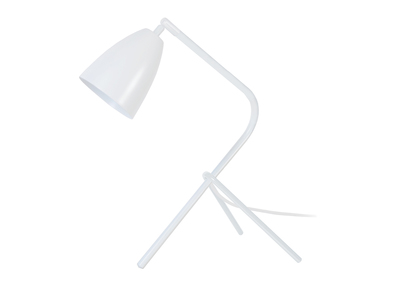 Lampe &agrave; poser design m&eacute;tal blanc FRIDAY