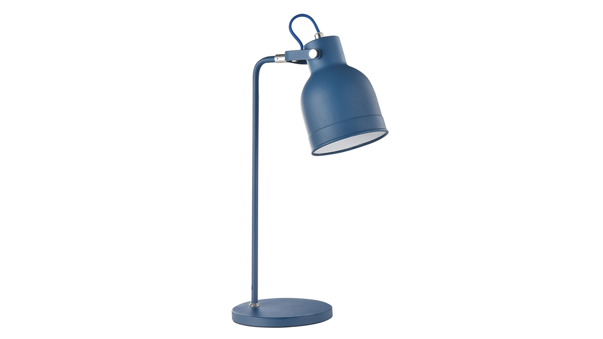 Lampe  poser design mtal bleu PHOENIX