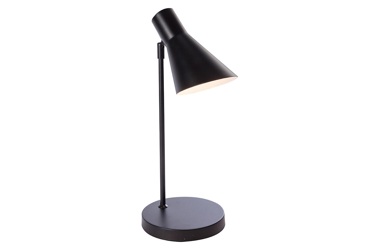 Lampe � poser design m�tal noir AMPLO