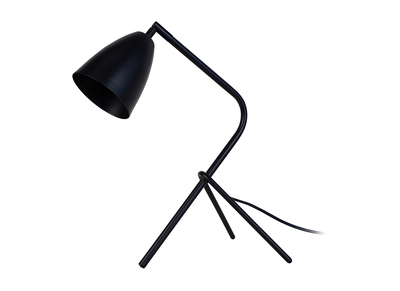 Lampe &agrave; poser design m&eacute;tal noir FRIDAY