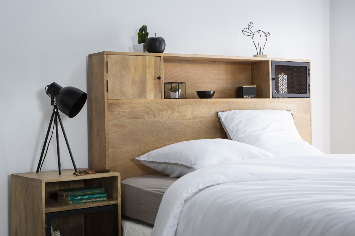 Lampe � poser design tr�pied acier blanc CITY