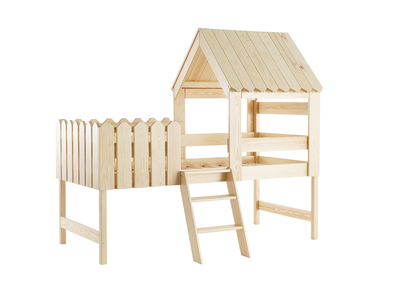 Lit cabane enfant en pin massif LITTLE HOUSE
