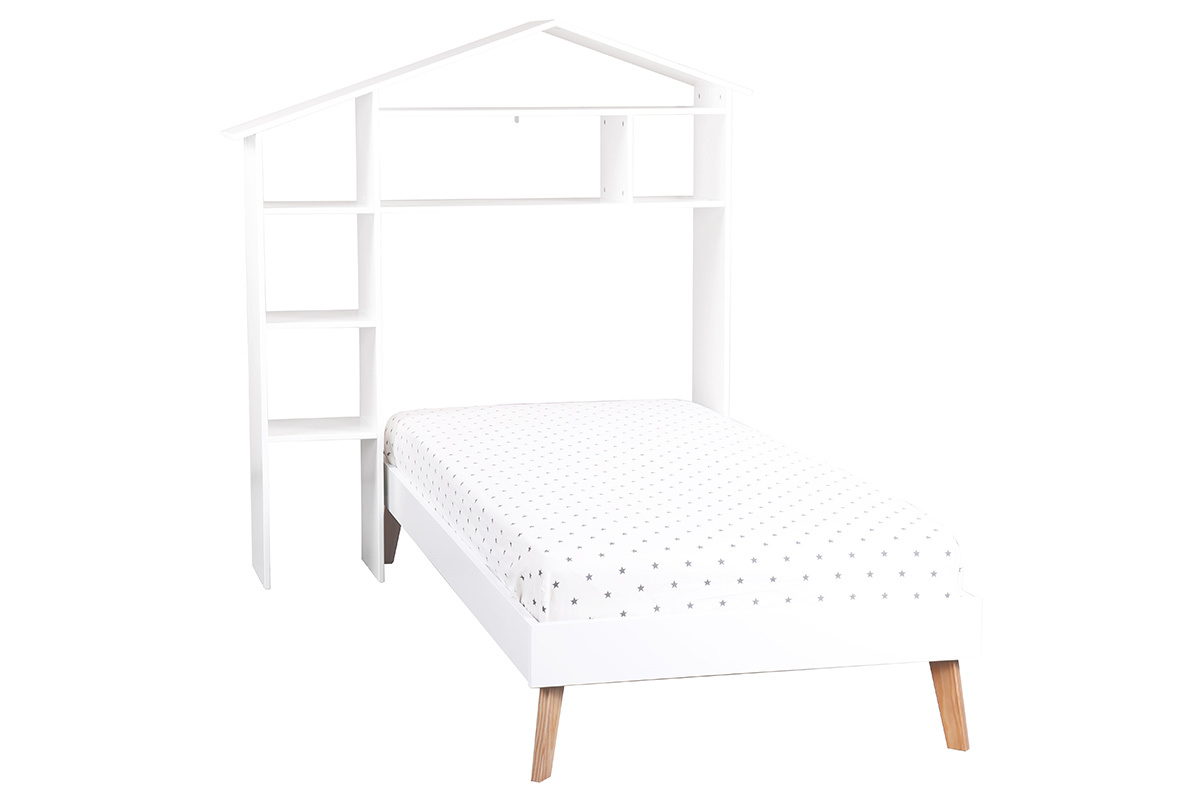 Lit enfant et tte de lit avec rangements HOME