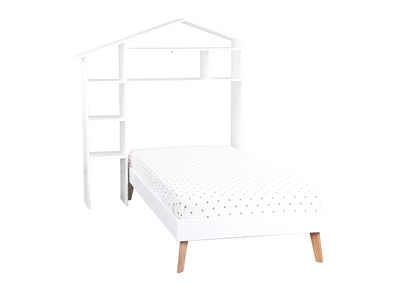 Lit enfant et t&ecirc;te de lit avec rangements HOME
