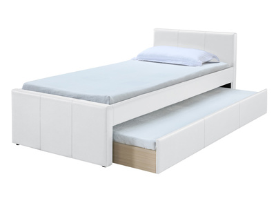 Lit gigogne 90 x 195 cm blanc MACCO